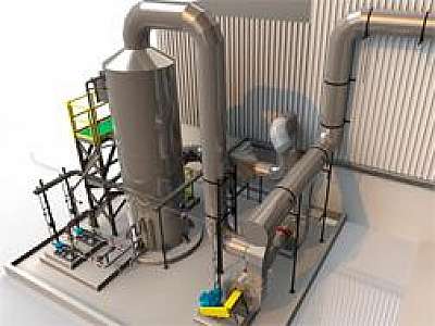Lavador de gases para capela Lavador de gases para capela